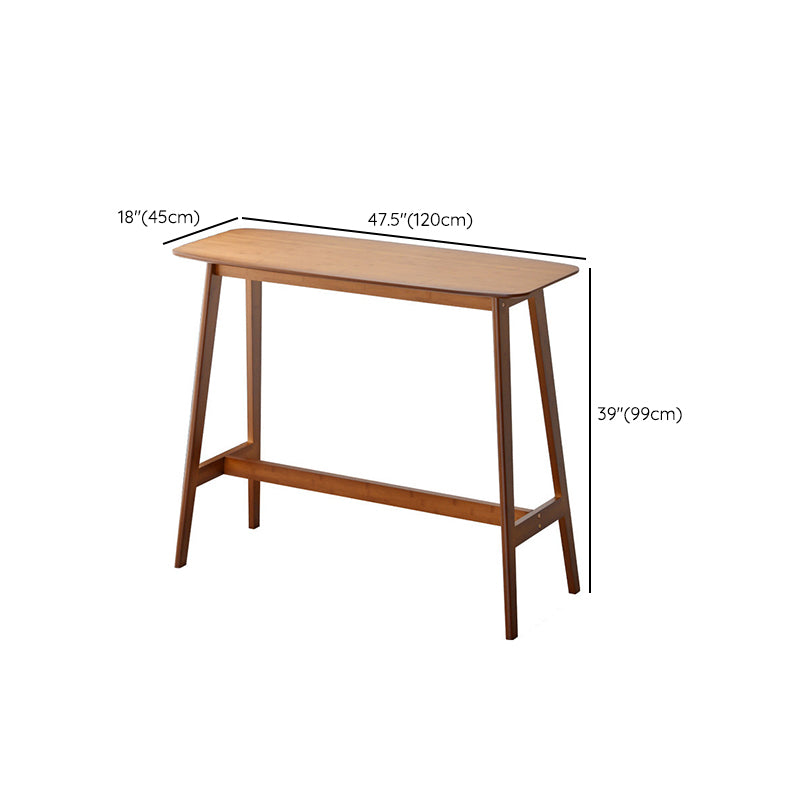 Contemporary Style Bar Set 1/2/3 Pieces Rectangle Pub Dining Set for Indoor