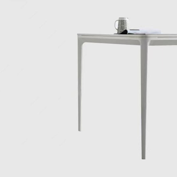 Contemporary 1/2/4/5/6/7 Pieces Furniture Stone Rectangle Dining Chairs Set in White