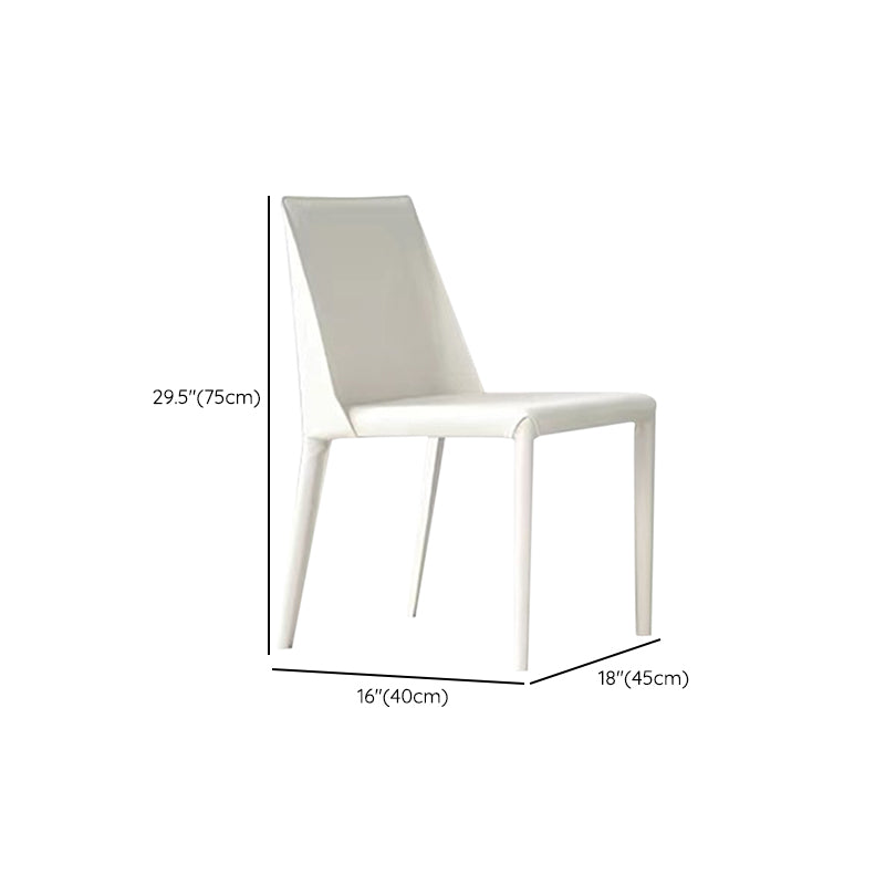 Contemporary 1/2/4/5/6/7 Pieces Furniture Stone Rectangle Dining Chairs Set in White