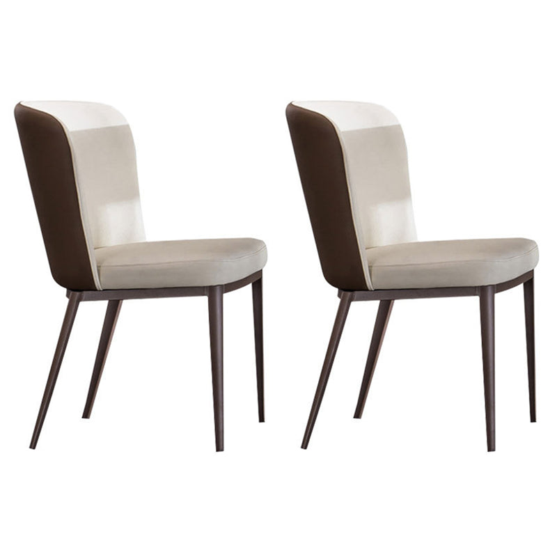 Glam Style Rectangle Table Set 1/2/5/7 Pieces Dining Set with Metal Legs