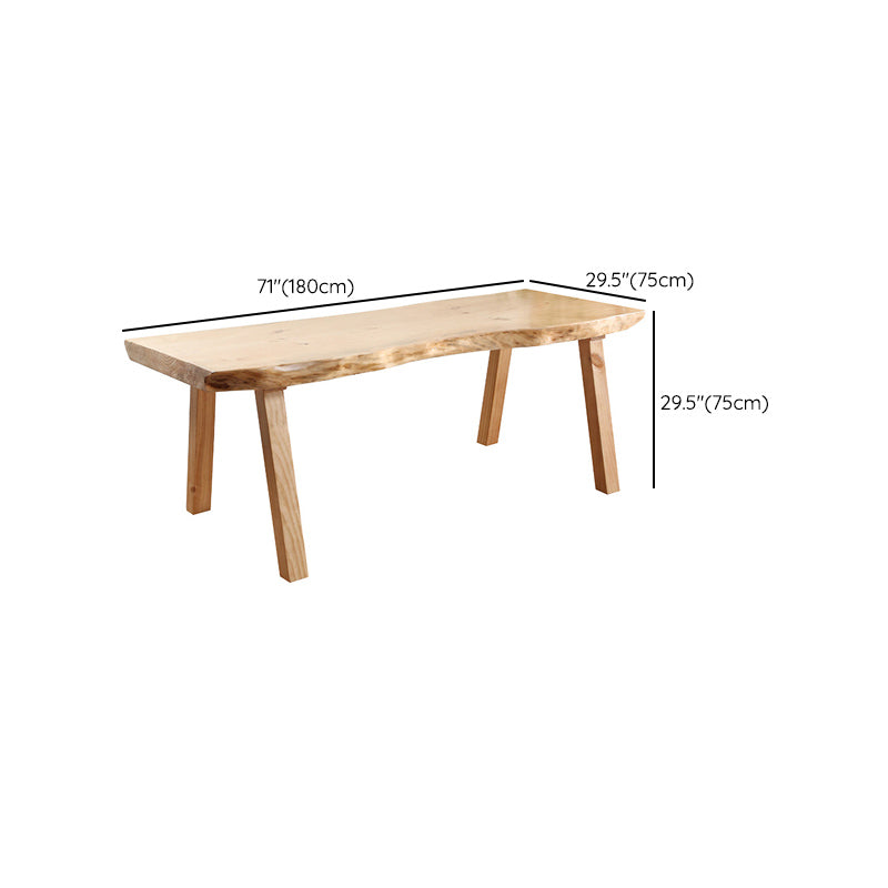 Rectangle Dining Table Set 1/4/5/6 Pcs Pine Solid Wood Dining Table and Chairs