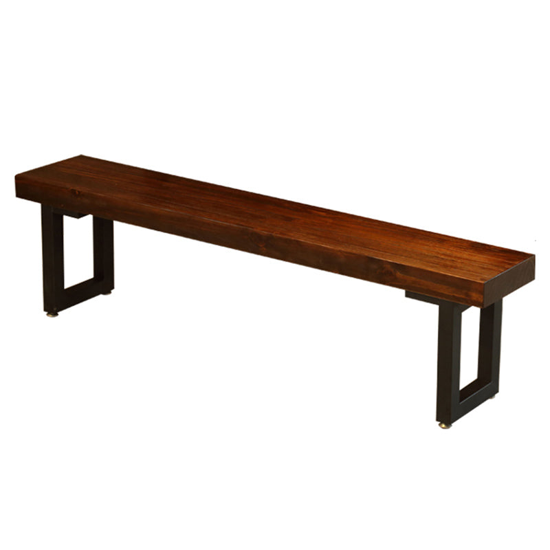 Industrial 1/2/3/4/5 Pieces Furniture Solid Wood Rectangle Dining Chairs Set in Brown