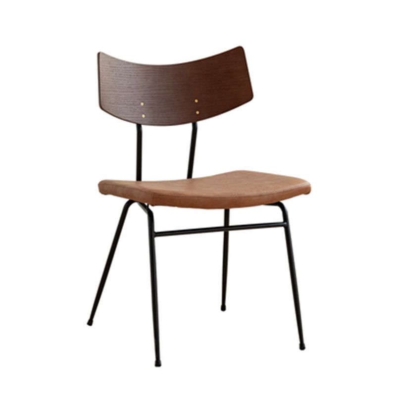 Industrial Dining Set 1/5/6/7 Pcs Solid Wood Dining Table and Armless Chairs