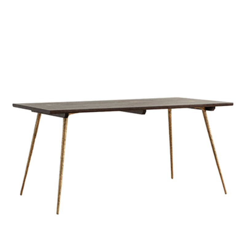 Industrial Dining Set 1/5/6/7 Pcs Solid Wood Dining Table and Armless Chairs