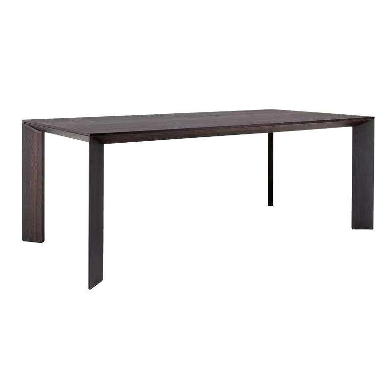 Industrial 1/2/5/7 Pieces Furniture Solid Wood Rectangle Dining Chairs Set in Black