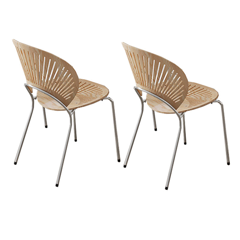 Industrial 1/2/5 Pieces Furniture Solid Wood Rectangle Dining Set in Natural