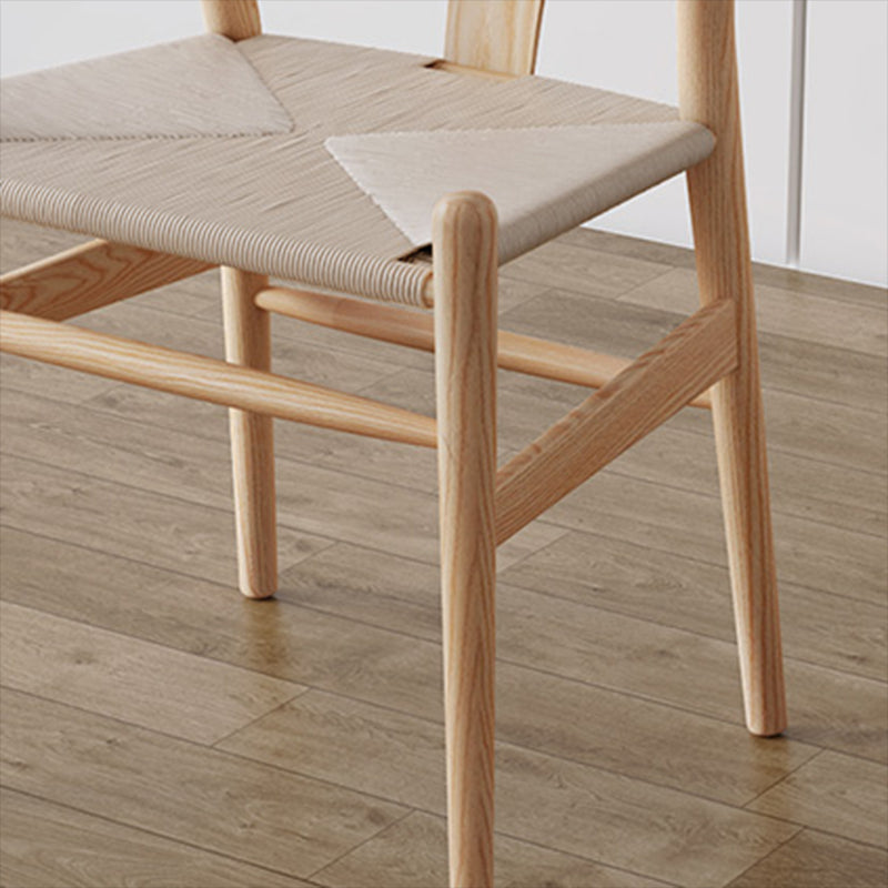 Industrial 1/2/5 Pieces Furniture Solid Wood Rectangle Dining Set in Natural