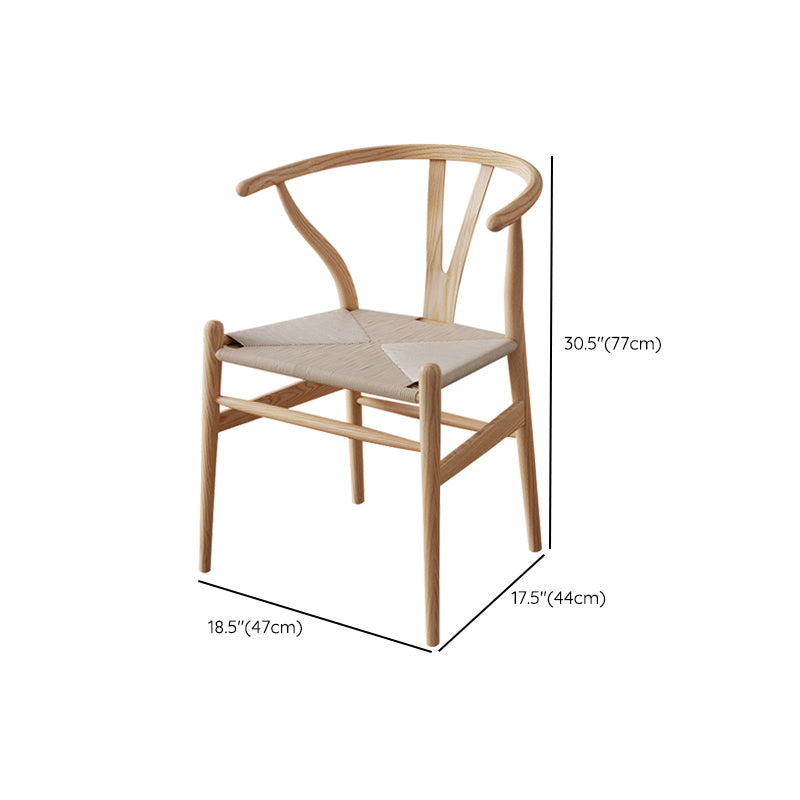 Industrial 1/2/5 Pieces Furniture Solid Wood Rectangle Dining Set in Natural