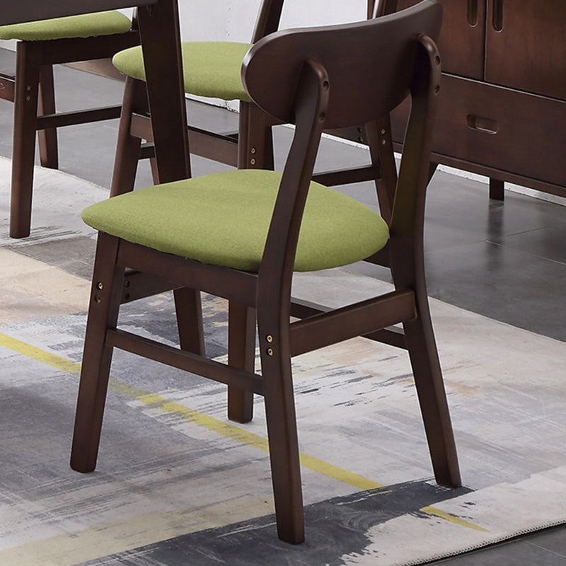 Traditional 1/2/5/6 Pieces Furniture Solid Wood Rectangle Dining Table Set in Brown