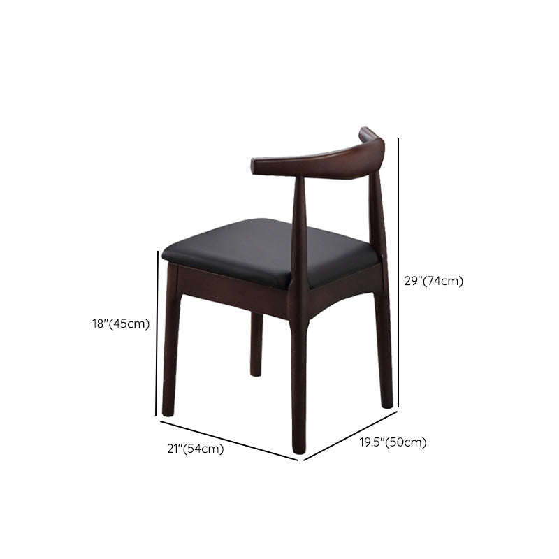 Traditional 1/2/5/6 Pieces Furniture Solid Wood Rectangle Dining Table Set in Brown