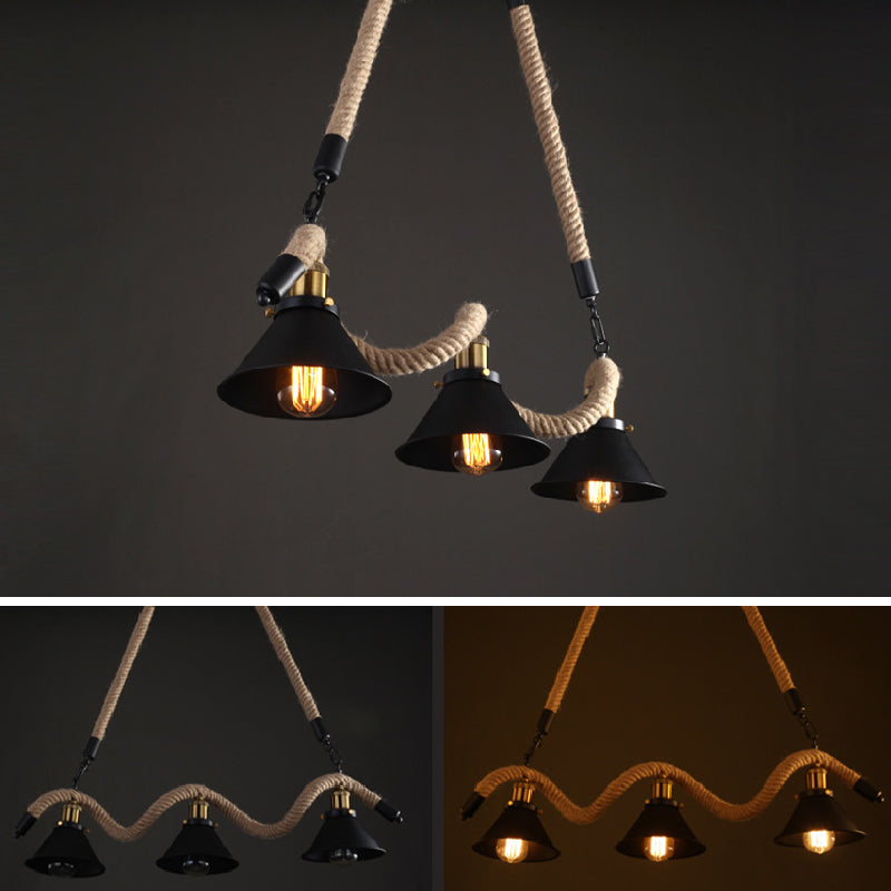 Industrial Style Island Light Simple Pendant Lighting Fixture for Dining Room