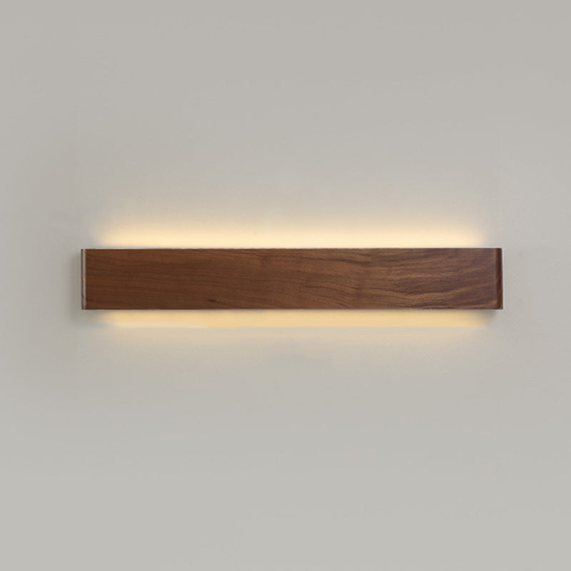 Modern Metal Wall Sconce Linear Shape Wall Light with PC Shade for Bedroom