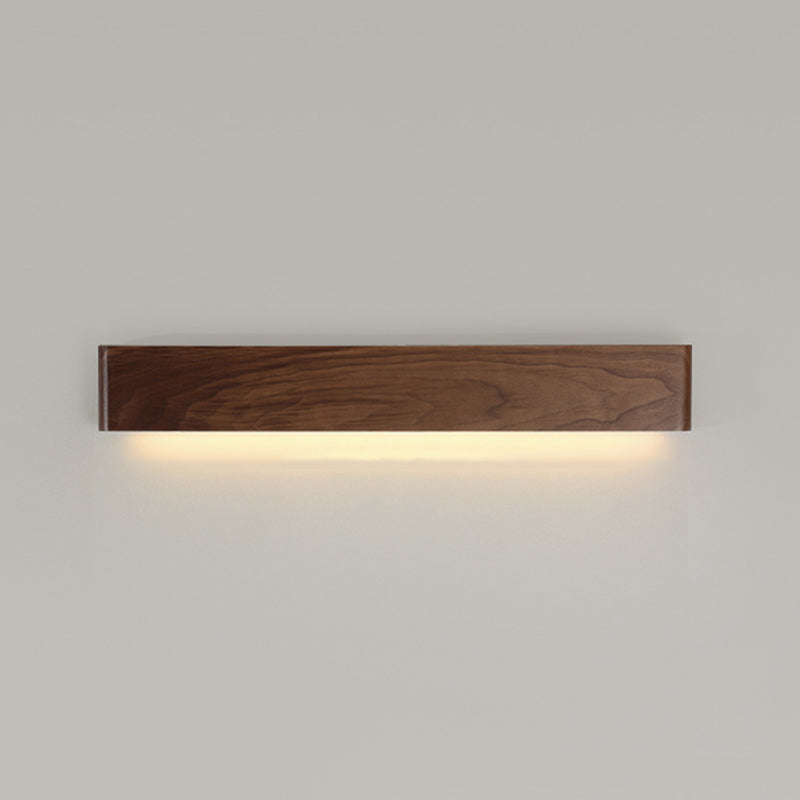 Modern Metal Wall Sconce Linear Shape Wall Light with PC Shade for Bedroom