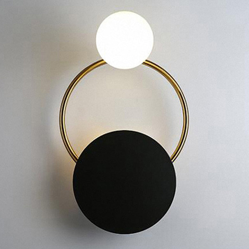 Modern Unique Shape Wall Lighting Fixtures Metal Flush Mount Wall Sconce for Dining Room