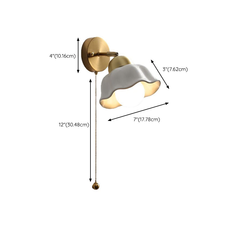 Modern Wall Lighting Fixtures 1 Light Flush Mount Wall Sconce for Dining Room