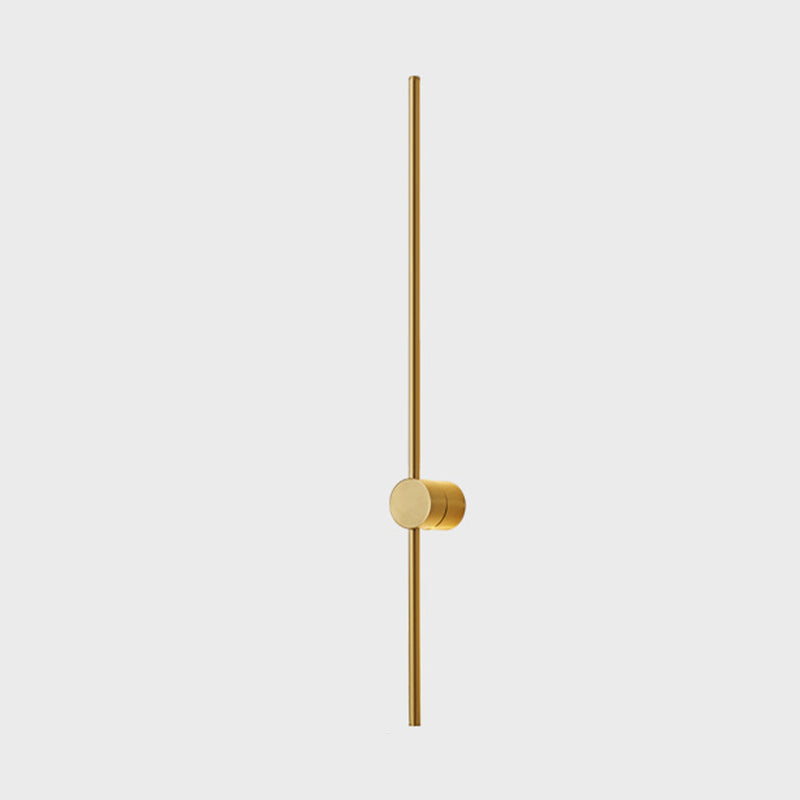 Minimalism LED Wall Sconce Thin-Line Sconce Lighting with Brass for Living Room