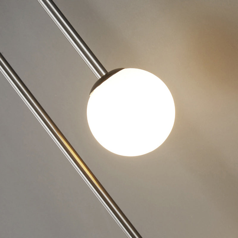 Industrial Wall Light Glass Ball Shade Wall Light Sconce for Living Room