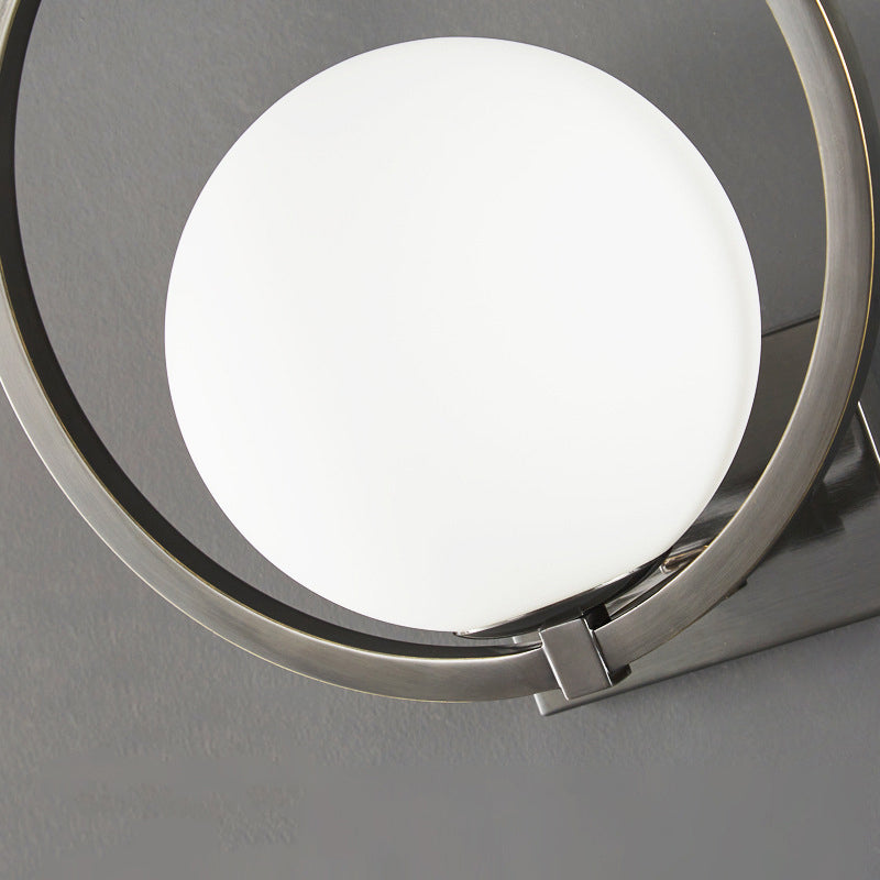 Industrial Wall Light Simple Glass Shade Wall Light Sconce for Living Room