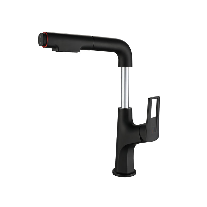 Glam Centerset Faucet One Lever Handle Faucet with Swivel Spout