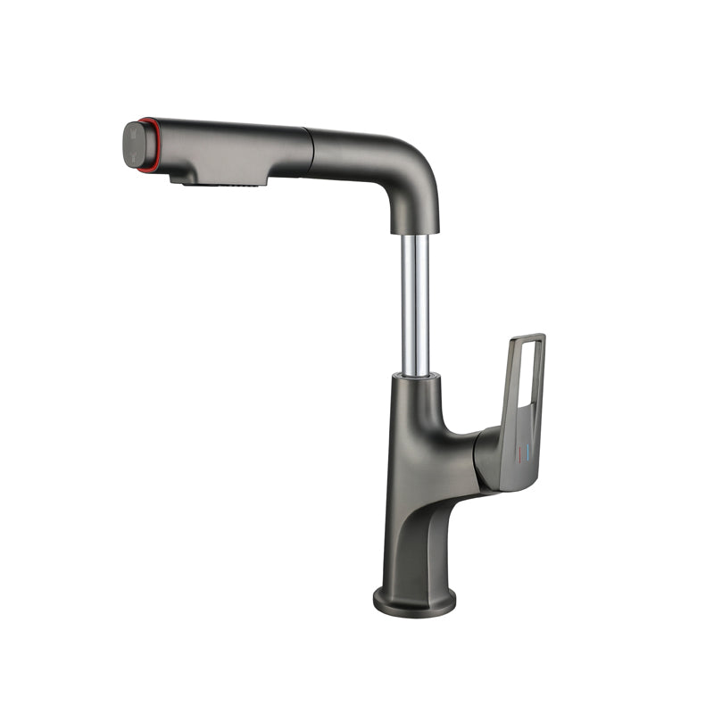 Glam Centerset Faucet One Lever Handle Faucet with Swivel Spout