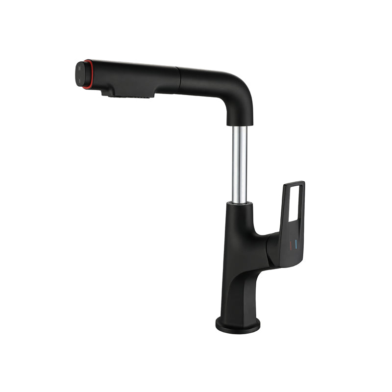 Glam Centerset Faucet One Lever Handle Faucet with Swivel Spout