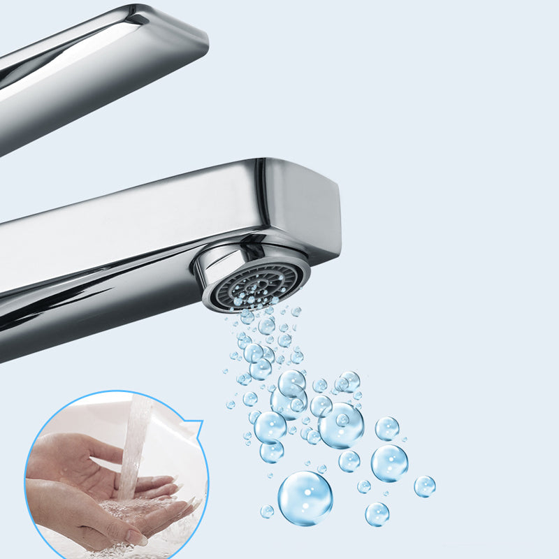 Glam Centerset Faucet One Lever Handle Faucet with Swivel Spout