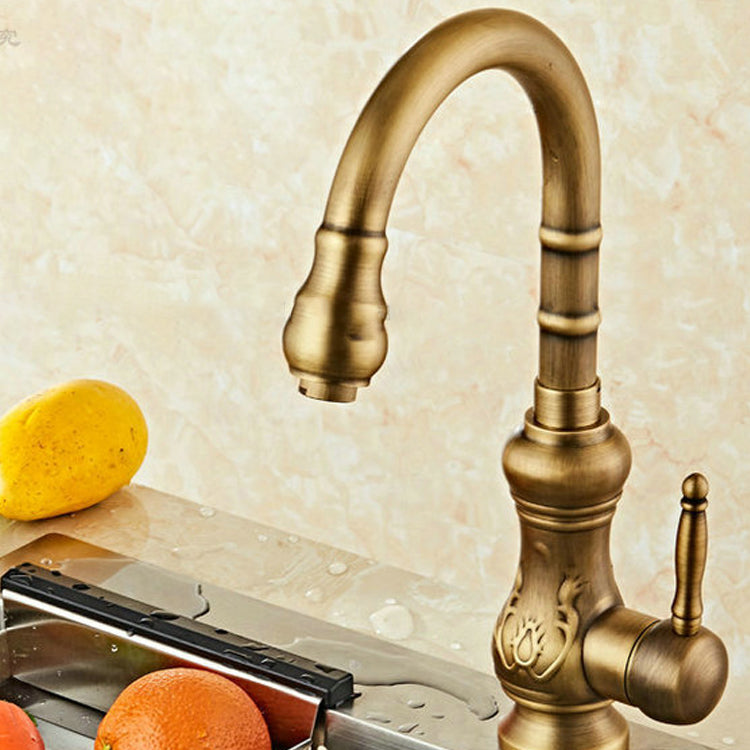 Traditional Standard Bar Faucet 1-Handle with Supply Lines Kitchen Faucet