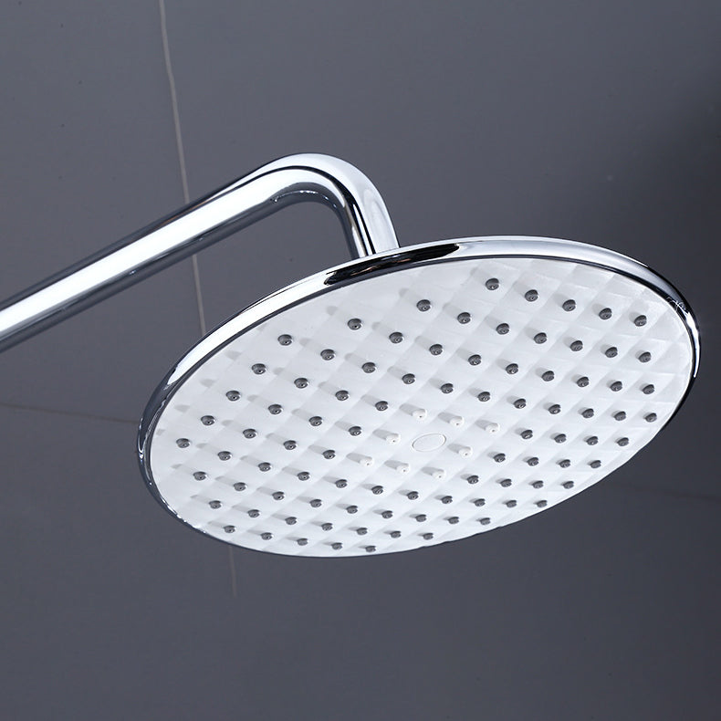 Shower System Rain Massage Jet Round Adjustable Spray Pattern Shower Trim