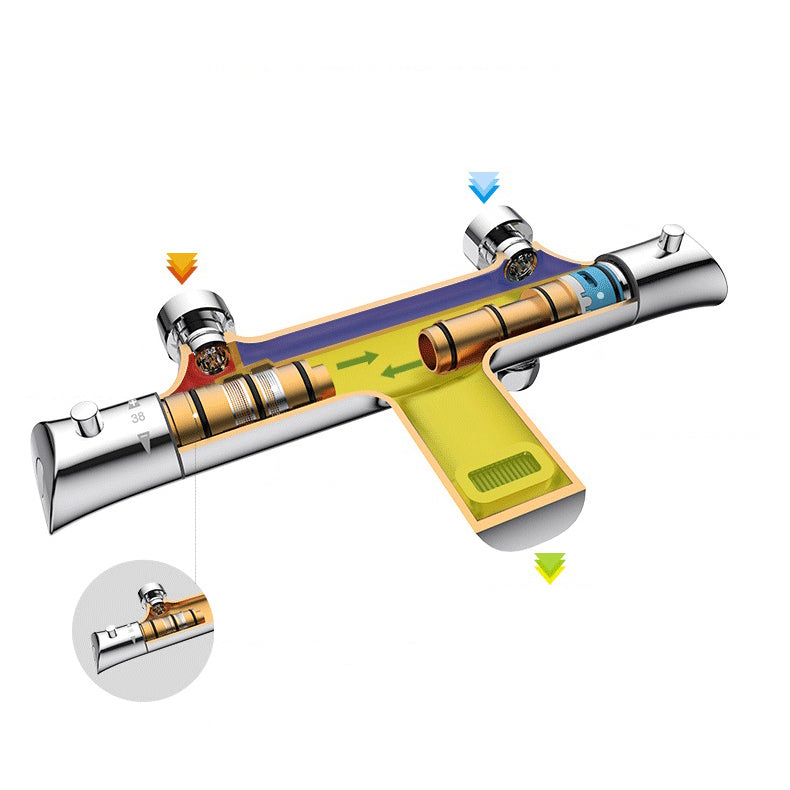 Shower System Rain Massage Jet Round Adjustable Spray Pattern Shower Trim