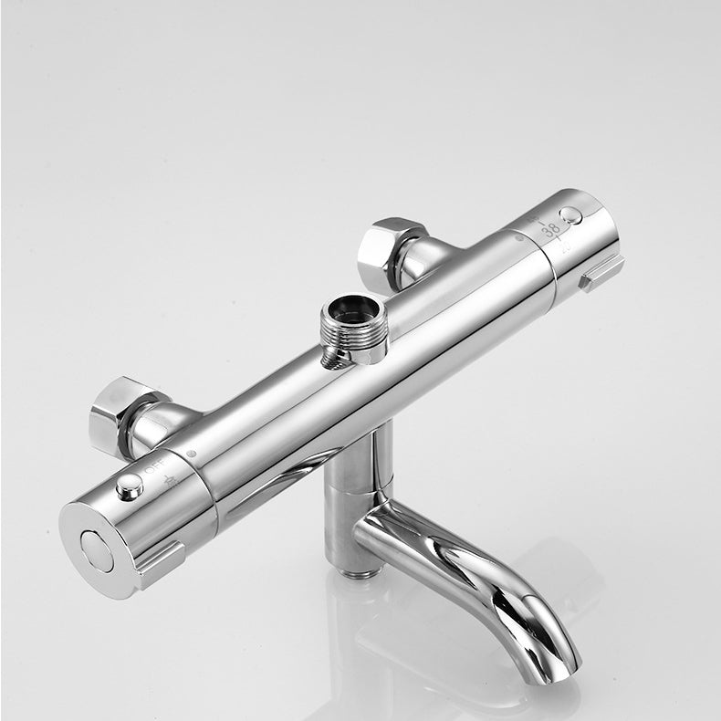 Shower System Rain Massage Jet Round Adjustable Spray Pattern Shower Trim