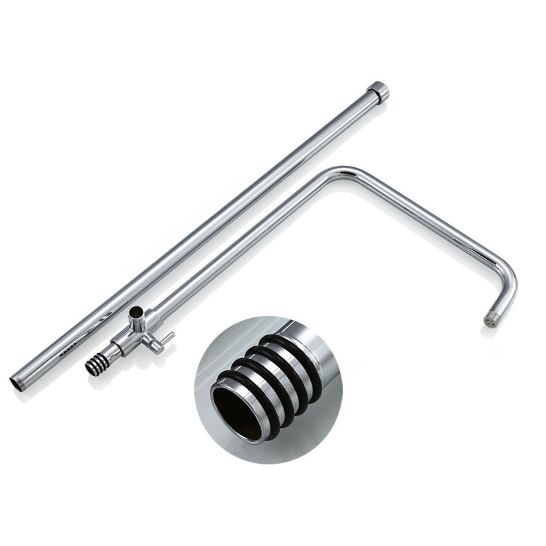 Shower System Rain Massage Jet Round Adjustable Spray Pattern Shower Trim