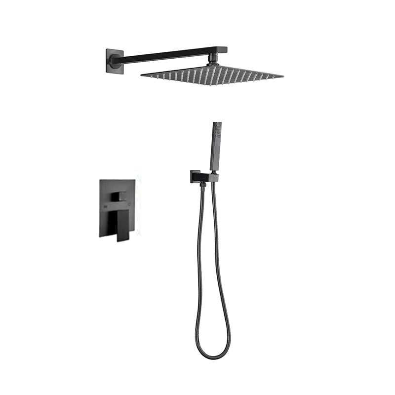 Modern Shower System Brass Adjustable Shower Head Temperature Control Shower Faucet