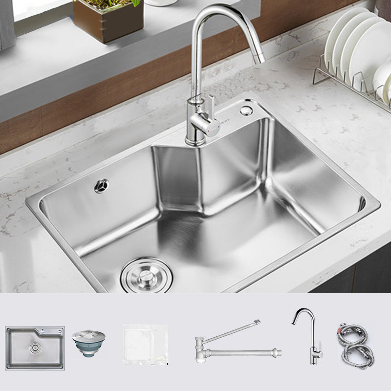 Modern Style Kitchen Sink Undermount Corrosion Resistant Kitchen Double Sink