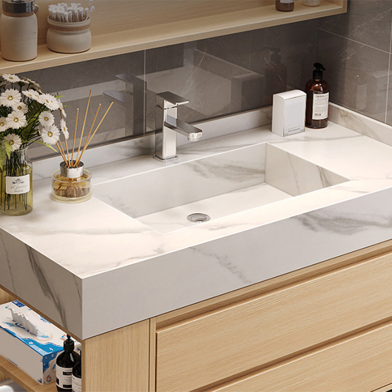 Gorgeous Sink Vanity Wood Wall-Mounted Mirror Cabinet Vanity Cabinet with Storage Shelving