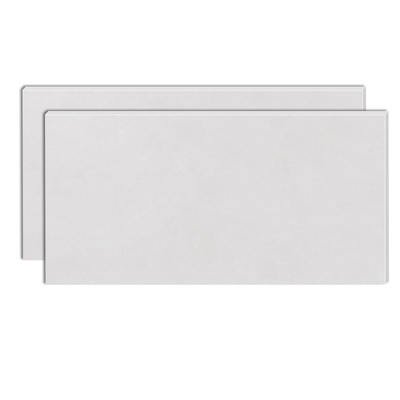 Rectangle Tile Solid Color Straight Edge Glazed Design Floor Tile