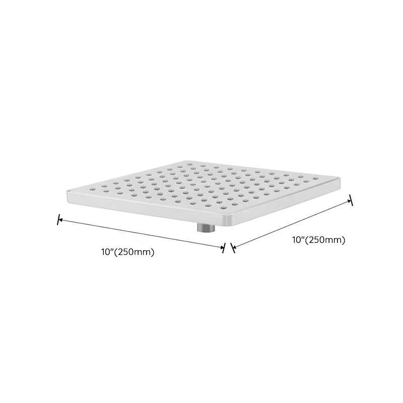 Bathroom Standard Shower Head Rain Fall Square Ceiling Mounted Shower Head