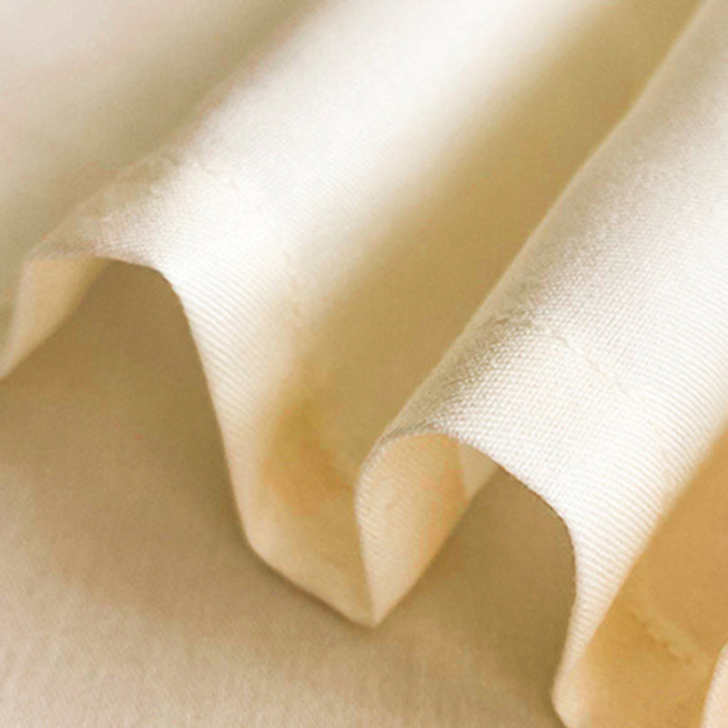 Cotton Twill 1-PC Bed Sheet Breathable Ultra Soft Fitted Sheet