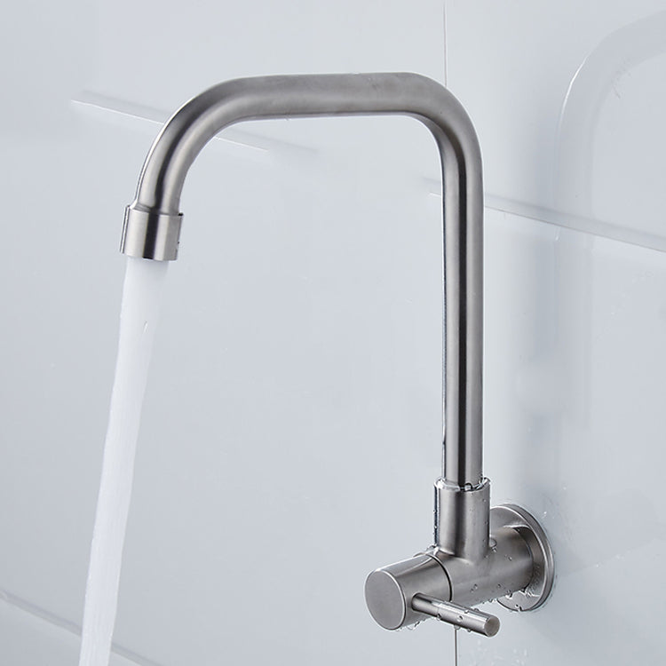 Contemporary Style Bar Faucet Metal Wall-mounted Kitchen Faucet