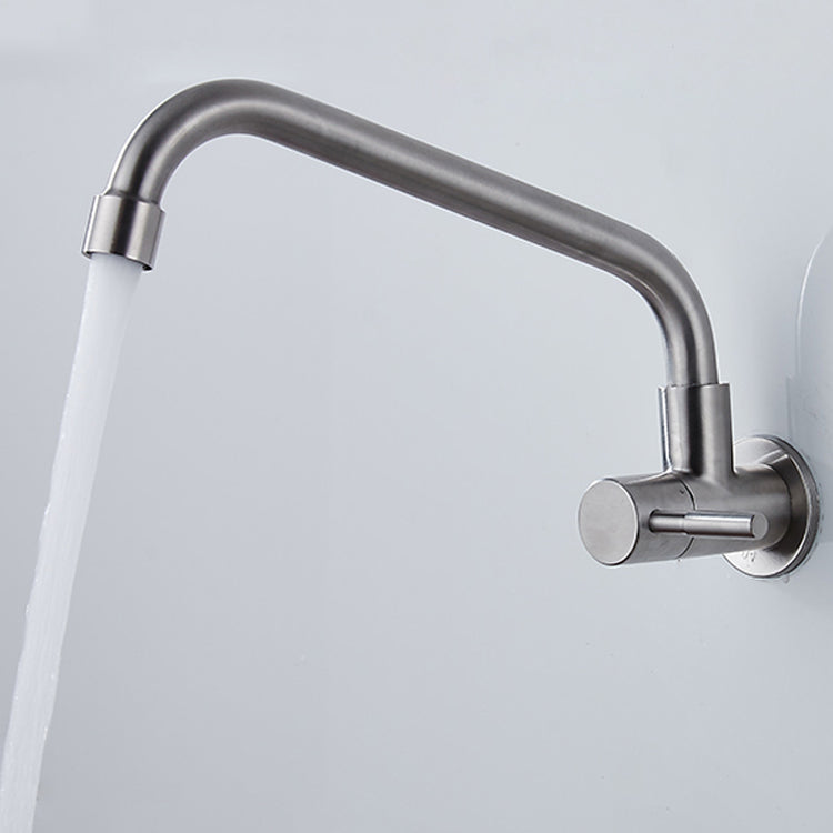 Contemporary Style Bar Faucet Metal Wall-mounted Kitchen Faucet