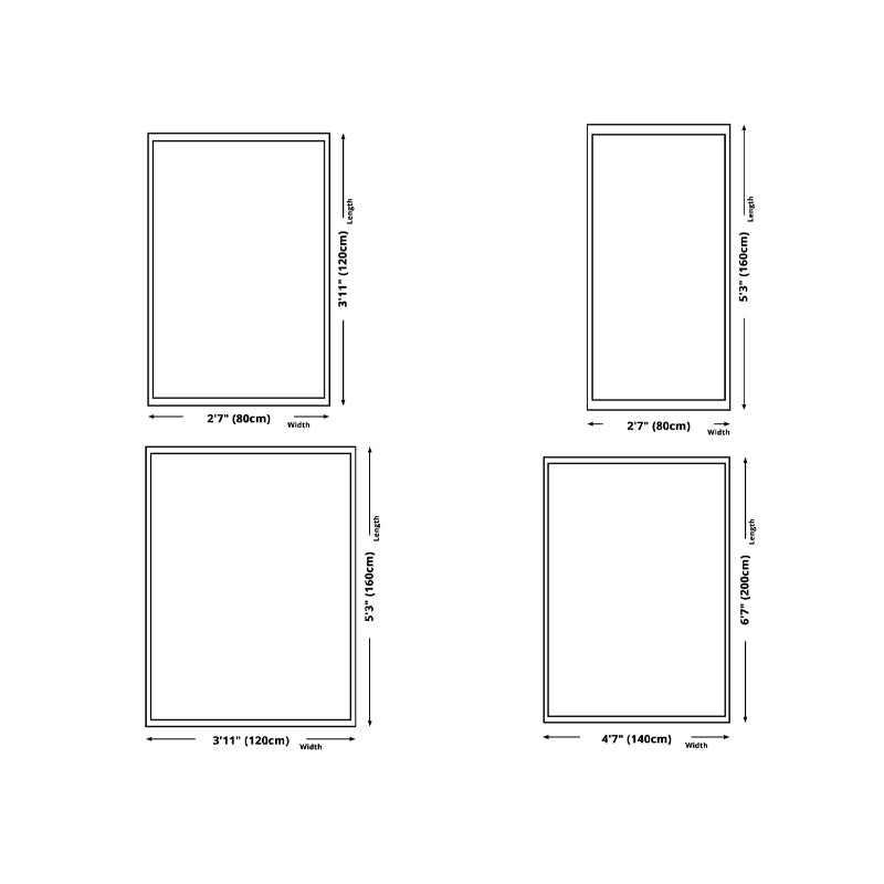 Modern Wine Red Rug Polyester Contrast Color Rug Washable Rug for Living Room