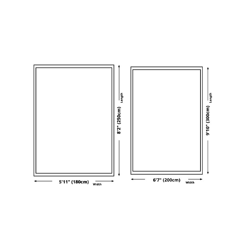 Light Gray Line Rug Polyester Modern Rug Washable Rug for Drawing Room