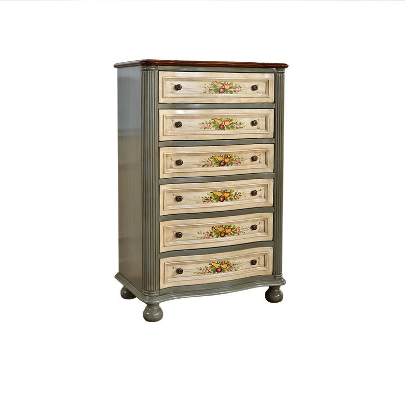 Traditional Storage Dresser Wooden Chest Dresser with Drawers