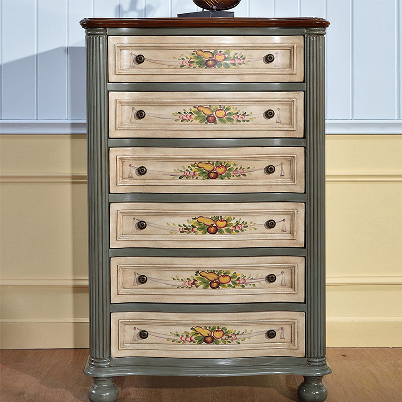 Traditional Storage Dresser Wooden Chest Dresser with Drawers