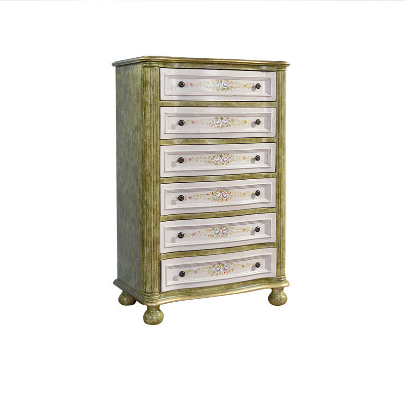 Traditional Storage Dresser Wooden Chest Dresser with Drawers