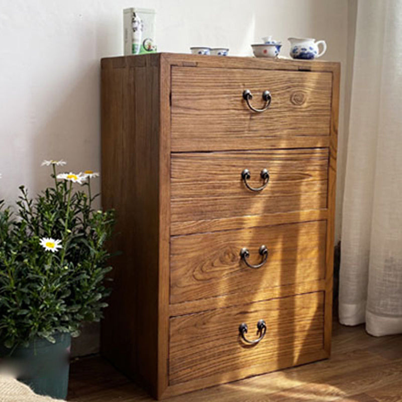 Wooden Storage Chest Dresser Traditional Dresser with Drawers