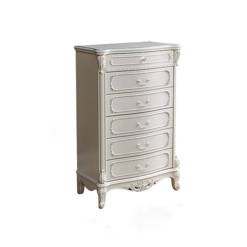 Traditional Storage Chest Dresser Solid Wood Dresser for Home