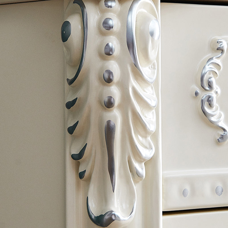 Traditional Storage Chest Dresser Solid Wood Dresser for Home