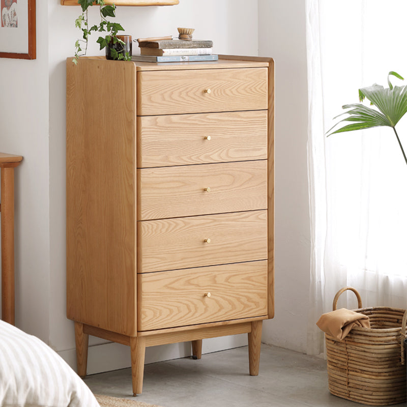 Classic Glam Storage Chest Dresser Solid Wood Dresser with Drawers