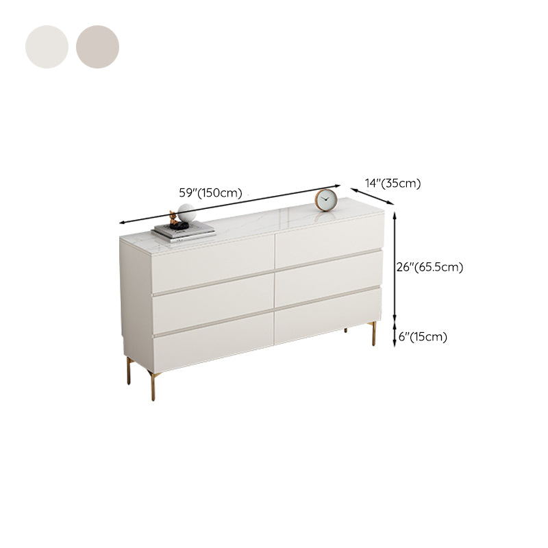 13.65-inch W Stone Storage Chest Dresser Modern Storage Chest