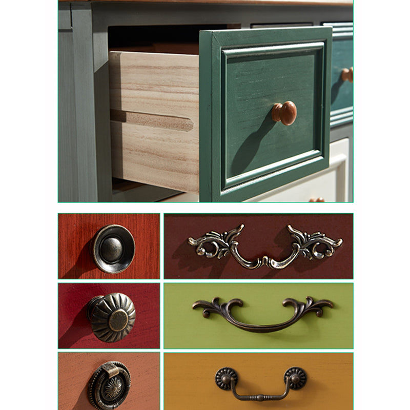 Traditional Storage Chest Dresser Wooden Storage Chest with Drawers for Bedroom